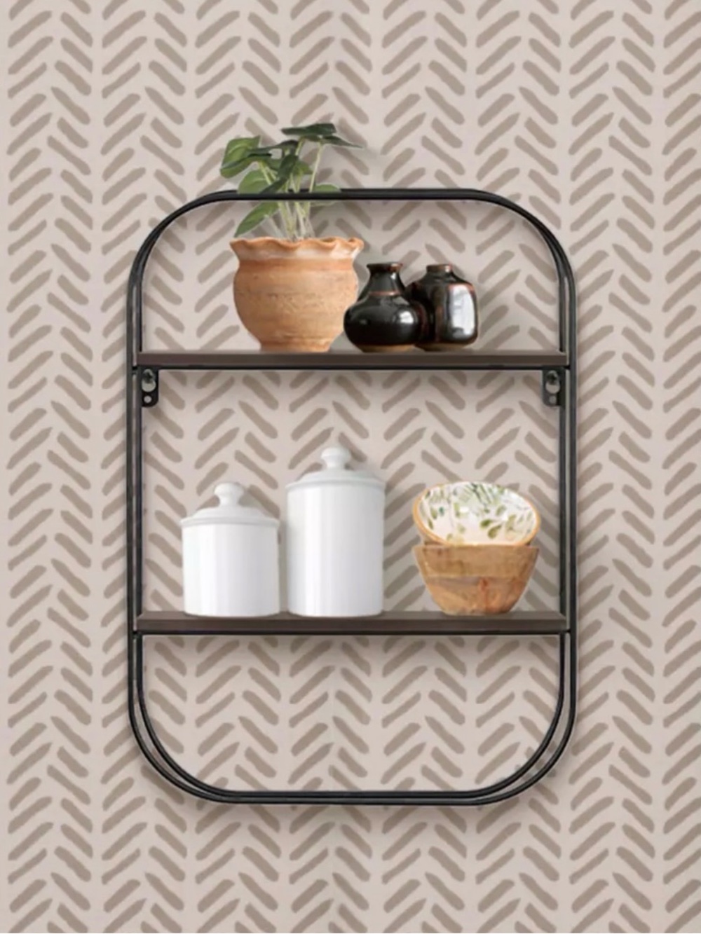 Belle Maison 2-Tier Wall Shelf